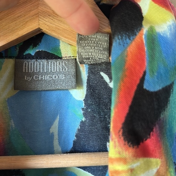 ADDITIONS BY CHICO’S Floral Jean Jacket - Picture 4 of 7